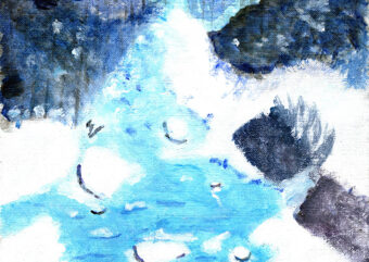 冬期講習Cコース・アキーラ制作　小５「くらい川」
