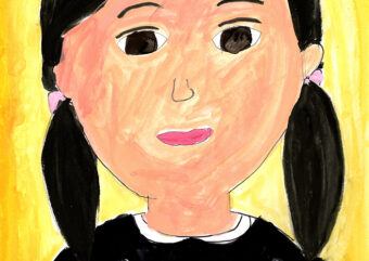 冬期講習Bコース・ずこうのきほん（小学３年）「自画像」