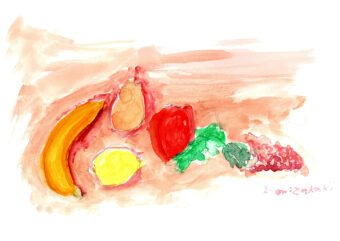 アビターレ・夏のフルーツ皿