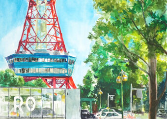 夏期講習Sコース水彩画「光合成放題」