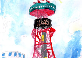 夏期講習まんが入門コース（小学４年）「大きなテレビ塔」