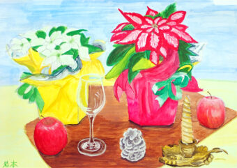 一般コース・水彩画「絵の具の色を知っていこう」